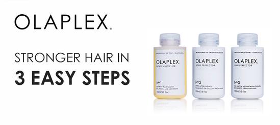 Olaplex - stronger hair in 3 easy steps