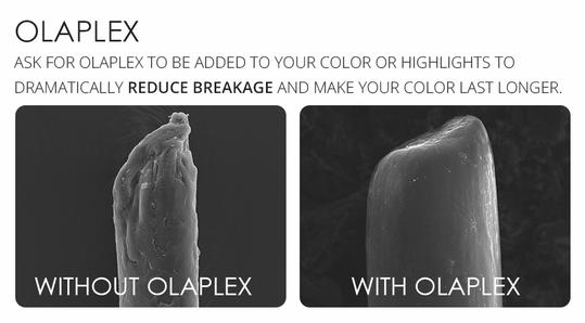 Olaplex roots - with and without